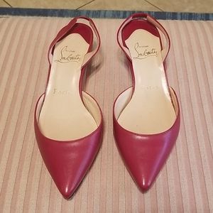 Authentic Christian Louboutin short heels